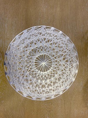 Arow Gümüş Desenli 6'lı Amerikan Servis