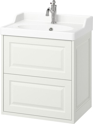 Lavabo Dolabı Kombinasyonu, Beyaz, 62X49X74 Cm, Hamnskar Batarya