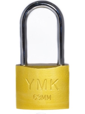 Ymk Eko Sarı Boyalı Uzun Kancalı Asma Kilit 32MM