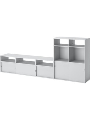 Tv Ünitesi, Açık Gri, 233X32X96 cm