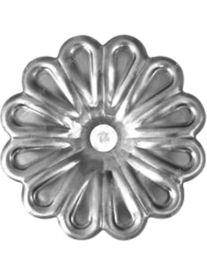 10 Adet Ferforje Dekoratif Rozet