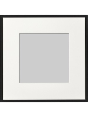 Siyah Çerçeve, Siyah, 32X32 cm