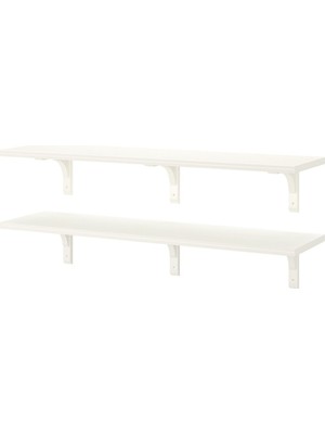Duvar Rafı Kombinasyonu, Beyaz, 120X30 cm
