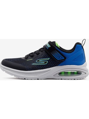 Skechers Microspec Max Advance Squad-Pacer Büyük Erkek Çocuk Siyah Spor Ayakkabı 404105L Bblm