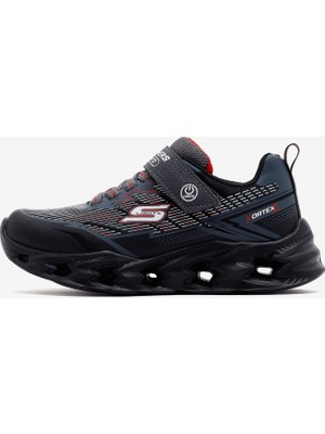 Skechers Vortex 2.0 Büyük Erkek Çocuk Siyah Işıklı Spor Ayakkabı 400605L Bkcc