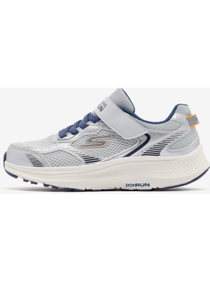 Skechers Go Run Consistent 2.0 Büyük Erkek Çocuk Gümüş/Lacivert Spor Ayakkabı 405039L Slnv