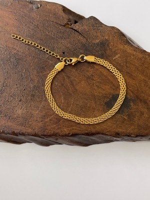 316 L Cerrahi Çelik Hasır Örgü Bileklik Çelik Örgü Bileklik