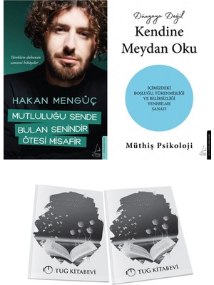 Mutluluğu Sende Bulan Senindir, Ötesi Misafir ve Dünyaya Değil Kendine Meydan Oku + Hediyeli