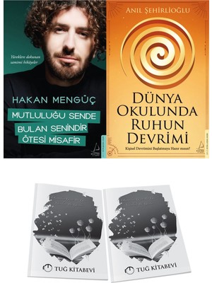 Mutluluğu Sende Bulan Senindir, Ötesi Misafir ve Dünya Okulunda Ruhun Devrimi + Hediyeli