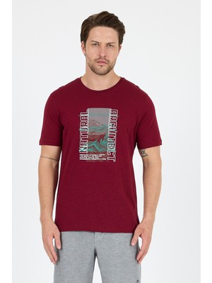 Erkek %100 Pamuk Bisiklet Yaka Kısa Kollu Baskılı T-Shirt  Rahat ve Şık Günlük Erkek Tişört 0026