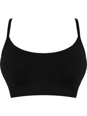 Atelier Tuberose Kadın Bralet Micro Sütyen Siyah Balensiz Çıkarılabilir Ped ile Konfor