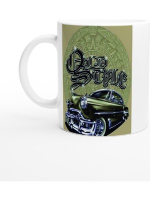 Old Style Klasik Araba Temalı Kupa Bardak