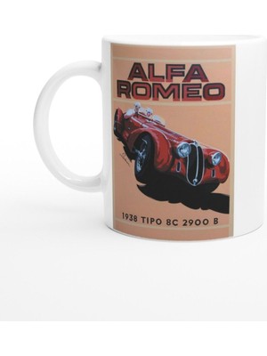 Alfa Romeo 1938 Tipo Klasik Yarış Arabası Kupa