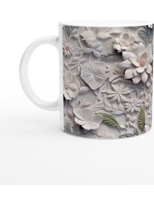 Doğal Zindelik Çiçekli Kupa Bardak