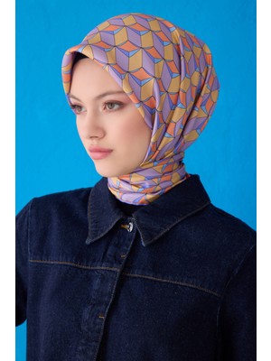 2025 Yaz Sezonu % 100 Twill Ipek Eşarp 4112D 06