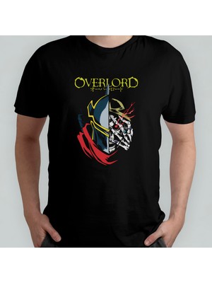 Pixxa Overlord Anime Unisex %100 Pamuklu Bisiklet Yaka T-Shirt Model 1