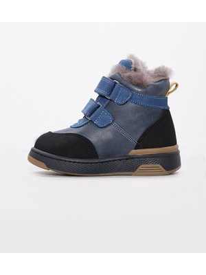Fast Step Hakiki Deri Kürklü  Erkek Çocuk Klasik Bot 157KXA2715