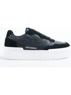 Siyah Kadın Deri Sneaker 78RA3ST3