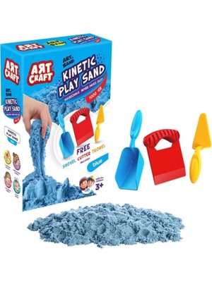 Bfs Nessiworld 03691 Aksesuarlı Mavi Kinetik Oyun Kumu 1000 gr