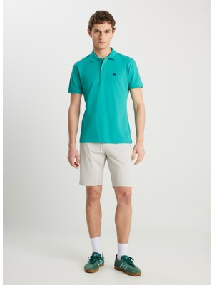 Wrangler Yeşil Erkek Polo T-Shirt MW7D5K4XX2T208 Erkek Regular Polo