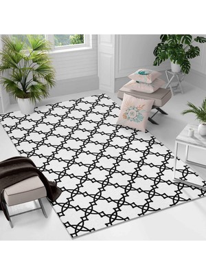 Kaymaz Taban Yıkanabilir Halı – Mutfak, Salon, Yatak Odası Için Modern Dijital Baskı Halı