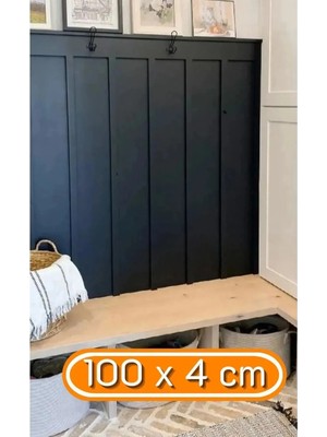 Iskandinav Duvar Çıtası (5 Adet) Çocuk Odası Dekorasyonu Boyanabilir Duvar Çıtası