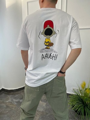 Nomarc Aaugh Beyaz Tshirt