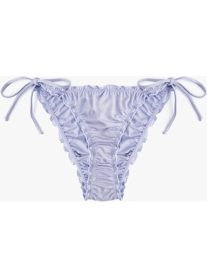 Bağlamalı Fırfırlı Bikini Altı
