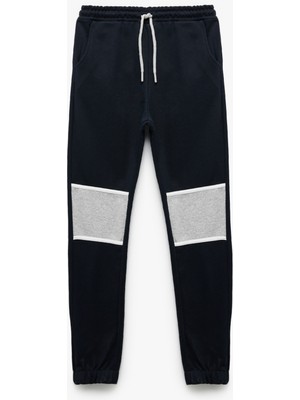 Beli Bağcıklı Cepli Şardonlu Jogger Eşofman Altı