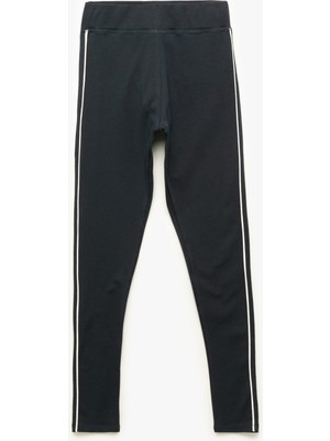 Pamuklu Beli Lastikli Tayt