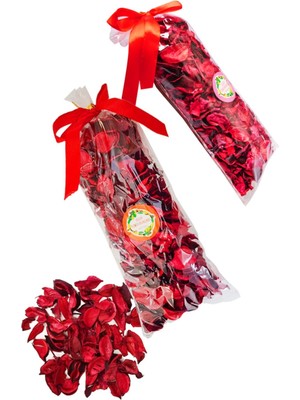 Kurutulmuş Kırmızı Gül Yaprağı, 100 Gr, Çeşitli Renk Seçenekleri