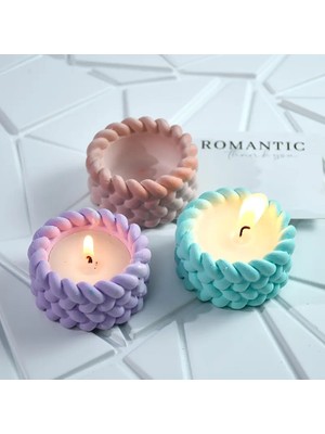 Düğümlü Halat Temalı Yuvarlak Silikon Kalıp