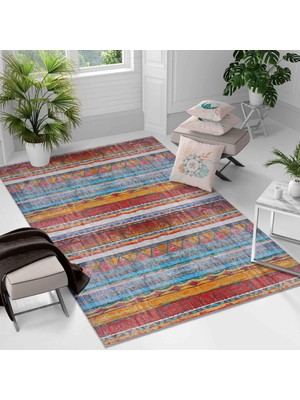 Kaymaz Taban Yıkanabilir Halı – Mutfak, Salon, Yatak Odası Için Modern Dijital Baskı Halı