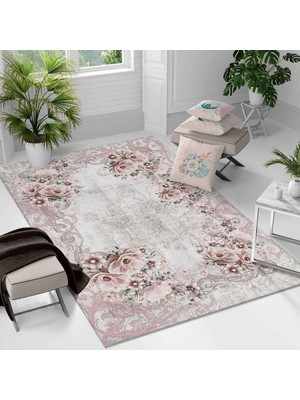 Kaymaz Taban Yıkanabilir Halı – Mutfak, Salon, Yatak Odası Için Modern Dijital Baskı Halı