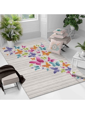 Kaymaz Taban Yıkanabilir Halı – Mutfak, Salon, Yatak Odası Için Modern Dijital Baskı Halı