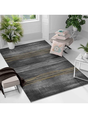 Kaymaz Taban Yıkanabilir Halı – Mutfak, Salon, Yatak Odası Için Modern Dijital Baskı Halı