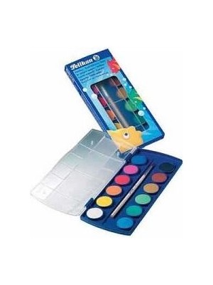 Pelikan Sulu Boya 12 Renk 30 mm Parça Sayısı ile Renkli Sanat Çalışmaları İçin
