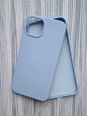 More Gsm iPhone 14 (6.1) Uyumlu Logosuz Lansman Içi Kadife Silikon Kılıf