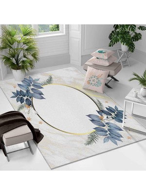 Kaymaz Taban Yıkanabilir Halı – Mutfak, Salon, Yatak Odası Için Modern Dijital Baskı Halı