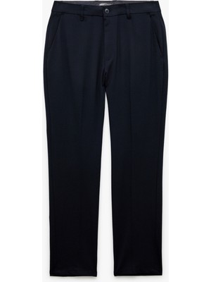 Normal Bel Slim Fit Düğmeli Cep Detaylı Kumaş Pantolon