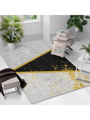 Kaymaz Taban Yıkanabilir Halı – Mutfak, Salon, Yatak Odası Için Modern Dijital Baskı Halı