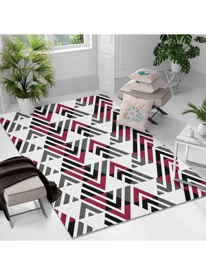 Kaymaz Taban Yıkanabilir Halı – Mutfak, Salon, Yatak Odası Için Modern Dijital Baskı Halı