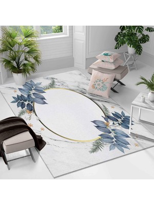 Kaymaz Taban Yıkanabilir Halı – Mutfak, Salon, Yatak Odası Için Modern Dijital Baskı Halı