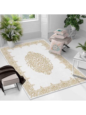 Kaymaz Taban Yıkanabilir Halı – Mutfak, Salon, Yatak Odası Için Modern Dijital Baskı Halı