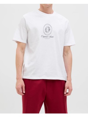 Jack&jones 12286609 Jordıa Graphıc Front Tee Kısa Kol Erkek Tshırt