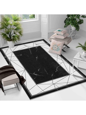 Kaymaz Taban Yıkanabilir Halı – Mutfak, Salon, Yatak Odası Için Modern Dijital Baskı Halı