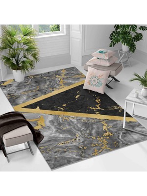 Kaymaz Taban Yıkanabilir Halı – Mutfak, Salon, Yatak Odası Için Modern Dijital Baskı Halı