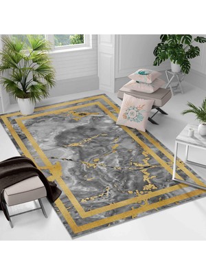 Kaymaz Taban Yıkanabilir Halı – Mutfak, Salon, Yatak Odası Için Modern Dijital Baskı Halı