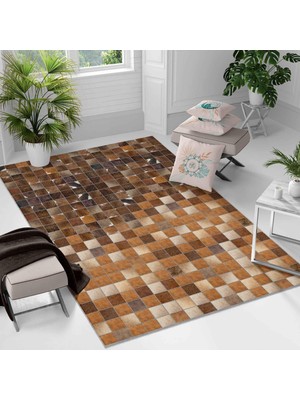 Kaymaz Taban Yıkanabilir Halı – Mutfak, Salon, Yatak Odası Için Modern Dijital Baskı Halı