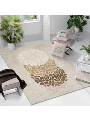 Kaymaz Taban Yıkanabilir Halı – Mutfak, Salon, Yatak Odası Için Modern Dijital Baskı Halı